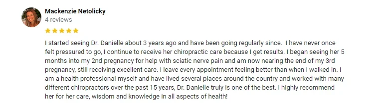 Chiropractic Ankeny IA Mackenzie Testimonial